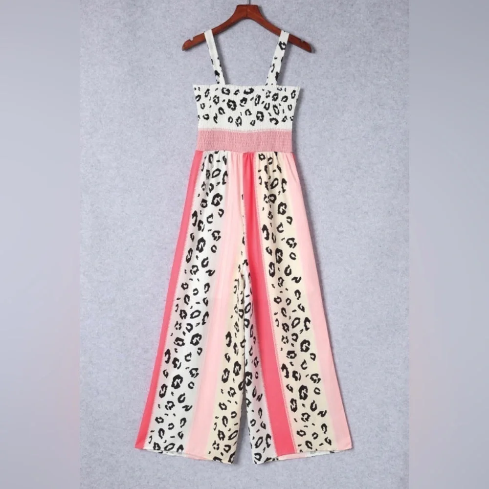 Gorgeous Color Block Leopard Romper - Picture 6 of 10